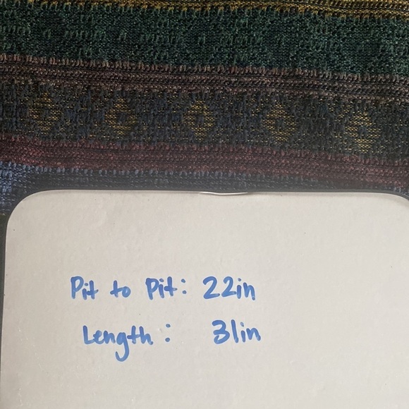 Vintage Jantzen Sz XL Stripe Grandpa Knit Sweater - Picture 4 of 5